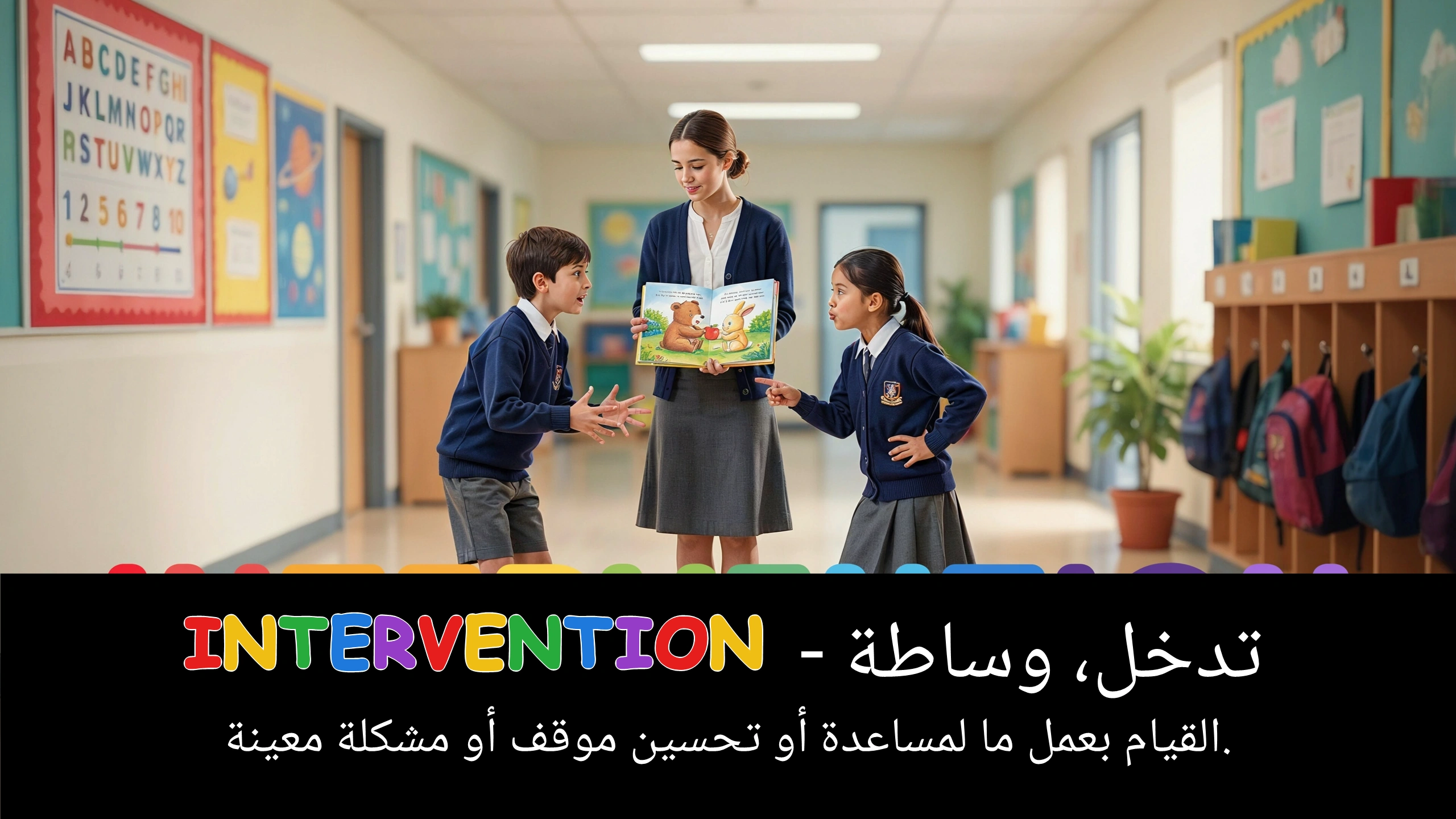Arabic Illustration for intervention